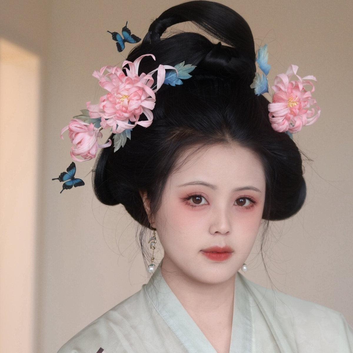 chinese tang dynasty women's accessories juhua hairpin - Jianxi Hanfu