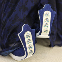 blue shoes women's hanfu shoes chinese style shoes- Jianxi Hanfu