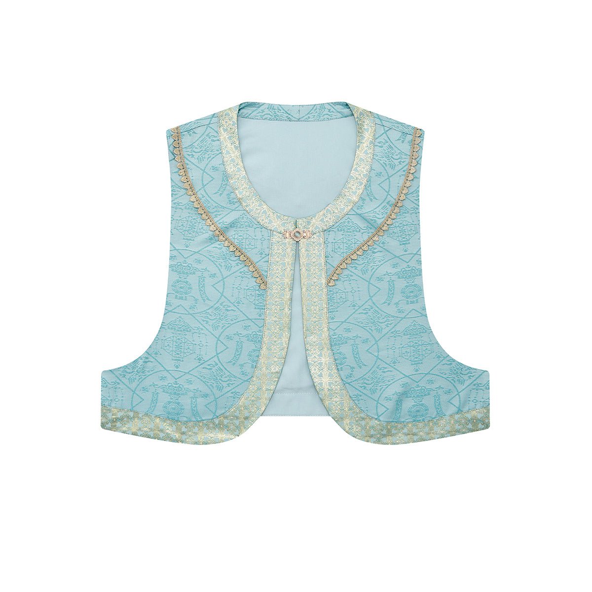 blue hanfu dress mamian skirt vest women's clothing-Jianxi Hanfu