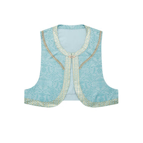 blue hanfu dress mamian skirt vest women's clothing-Jianxi Hanfu