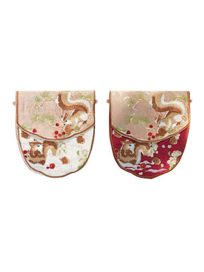 yellow chinese hanfu purse crossbody bag-Jianxi Hanfu