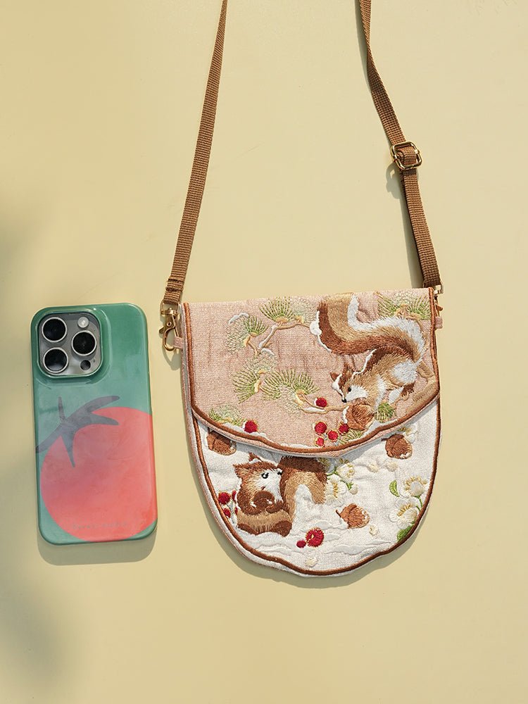 Crossbody Bag Hanfu Purse Squirrel - Jianxi Hanfu