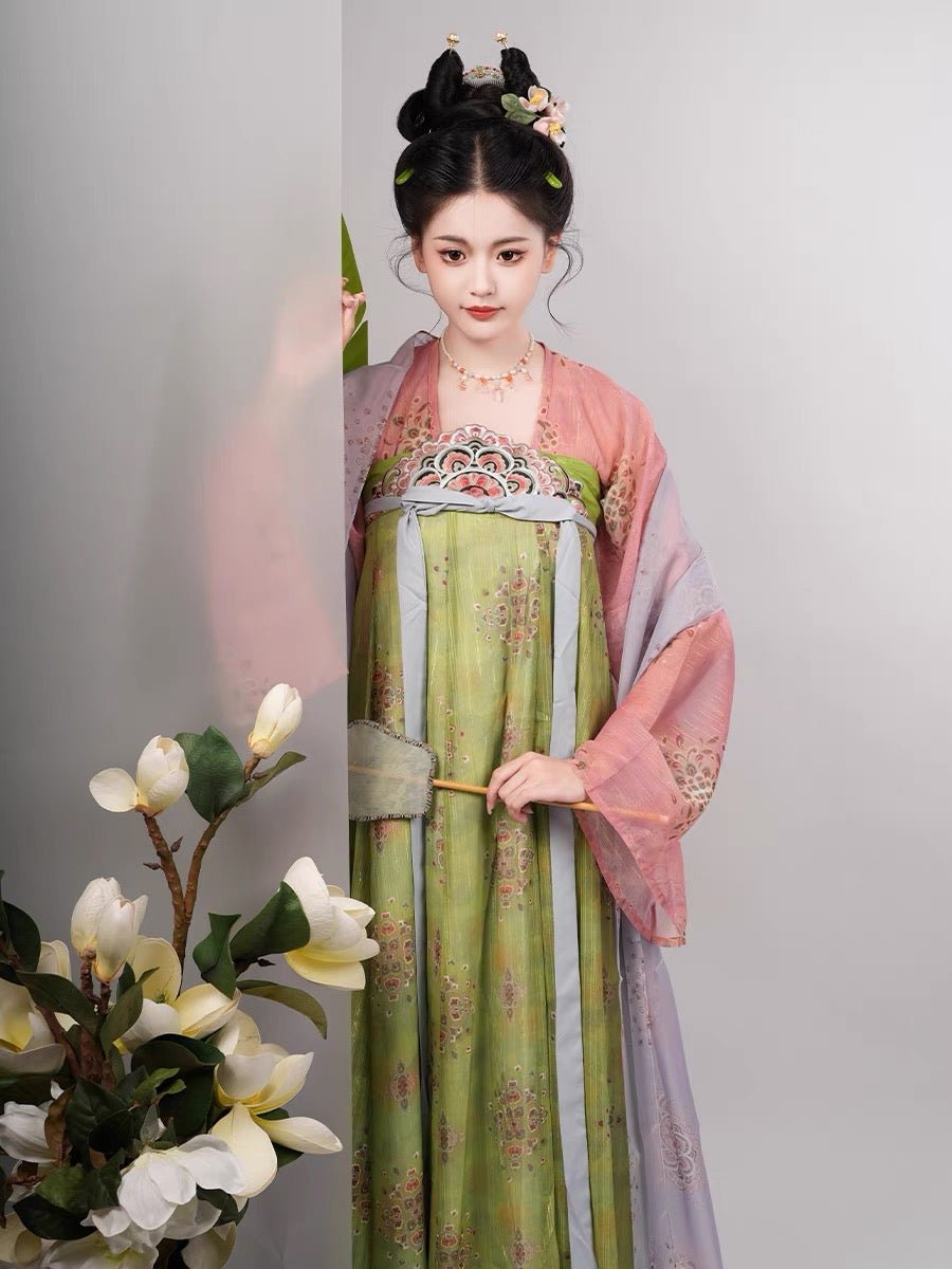 qixiong ruqun girls dress-Jianxi Hanfu