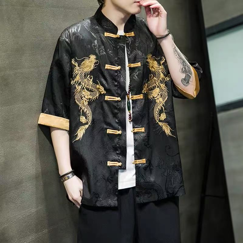 Dragon Tang Suit Summer Clothes - Jianxi Hanfu