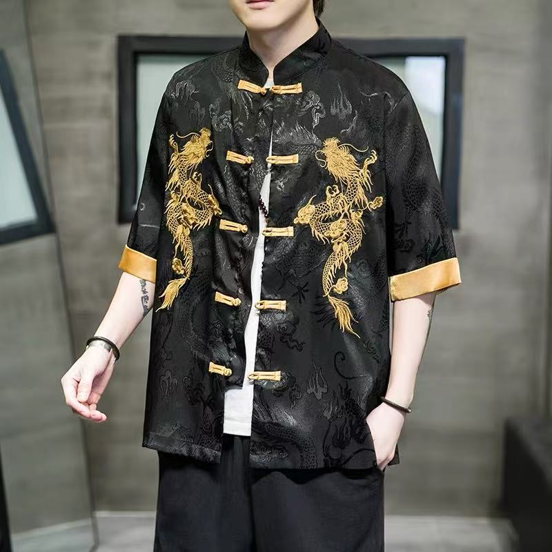 Dragon Tang Suit Summer Clothes - Jianxi Hanfu