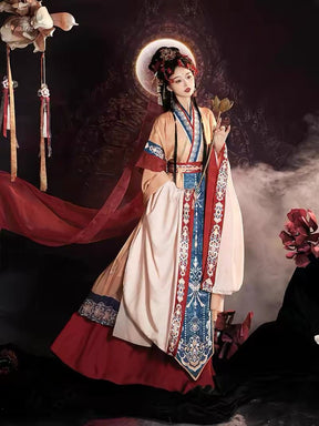 Chinese costume wei jin girls' hanfu dress_jianxi Hanfu