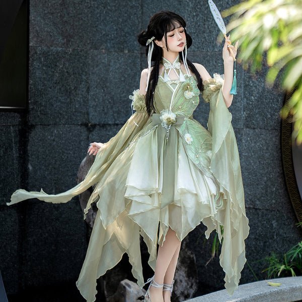 summer skirt qi lolita dresses chinese modern hanfu - Jianxi Hanfu