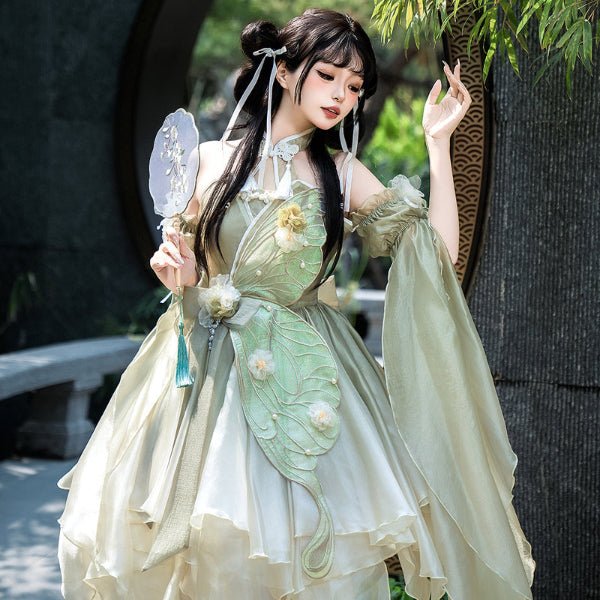 summer skirt qi lolita dresses chinese style clothing - Jianxi Hanfu
