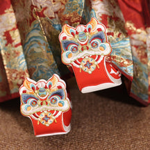 women's red shoes wedding shoes-Jianxi Hanfu