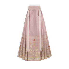 women's mamian skirt chinese clothing hanfu dress-Jianxi Hanfu