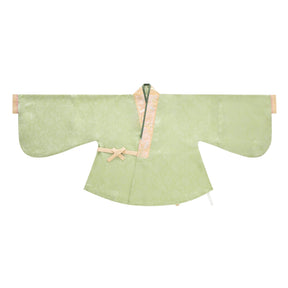 Green cross Collar shirt ming dynasty women's clothes - Jianxi Hanfu