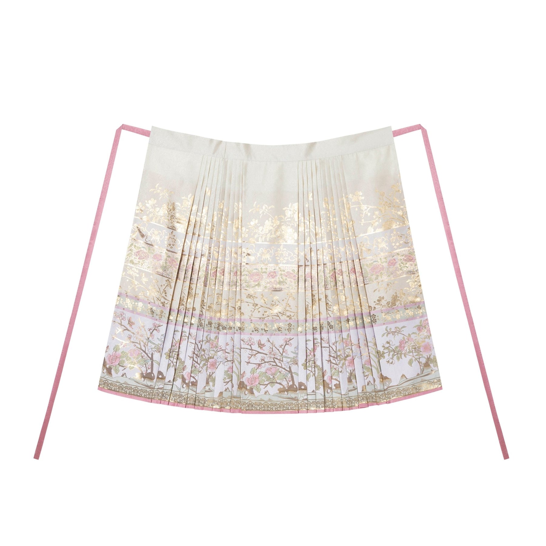 yellow hanfu dress mamian skirt women's clothing-Jianxi Hanfu