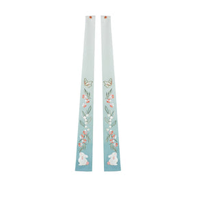 blue mamian skirts ming dynasty-Jianxi Hanfu
