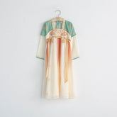 baby costume tang dynasty blue ruqun dress - Jianxi Hanfu