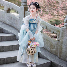 Girls' Tang Dynasty Hanfu Ruqun - Su Shan - Jianxi Hanfu