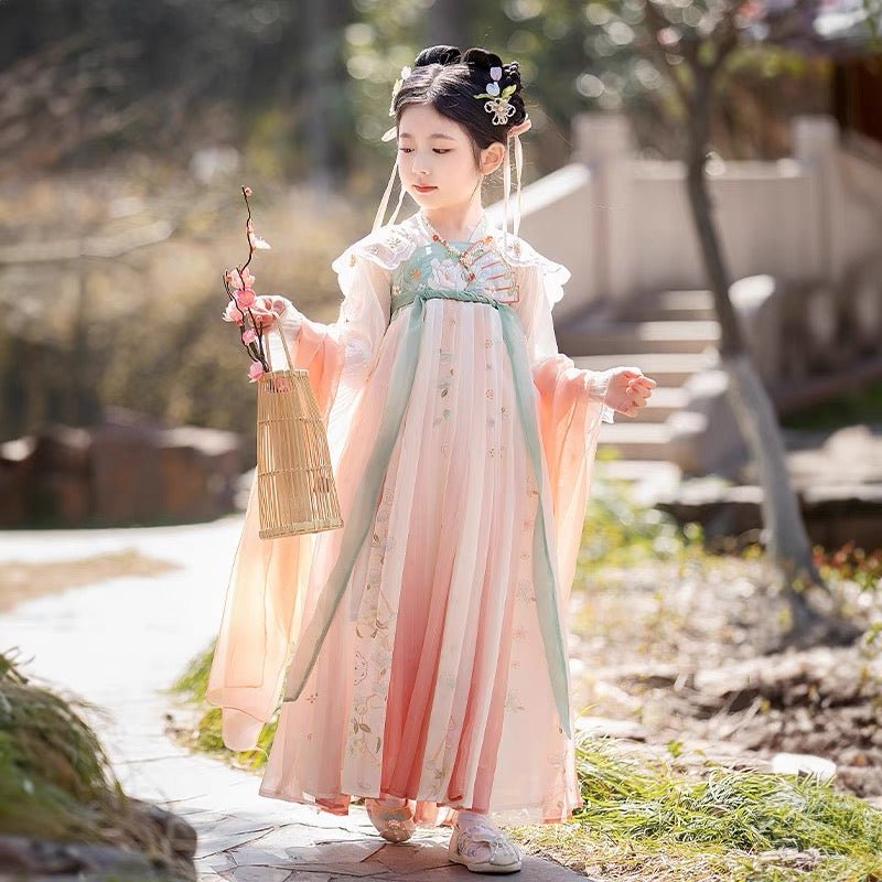 Girls' Tang Dynasty Hanfu Ruqun - Su Shan - Jianxi Hanfu