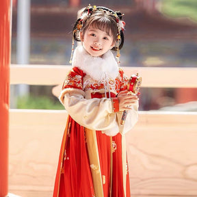 Girls' Winter Hanfu Ruqun - Jianxi Hanfu