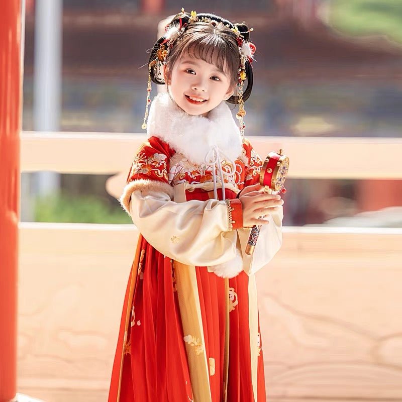 Girls' Winter Hanfu Ruqun - Jianxi Hanfu