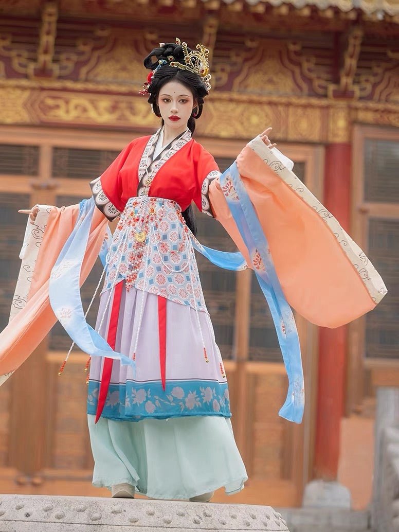 Girls Dress Wei and Jin Dynasty Clothing Poqun-Jianxi Hanfu