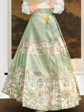 Great Chinese Hanfu Mamian Skirt - Jianxi Hanfu