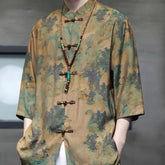 green tang suit chinese clothes-Jianxi Hanfu