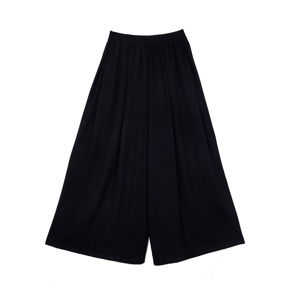 chinese style wei jin dynasty black trousers women's hanfu - Jianxi Hanfu