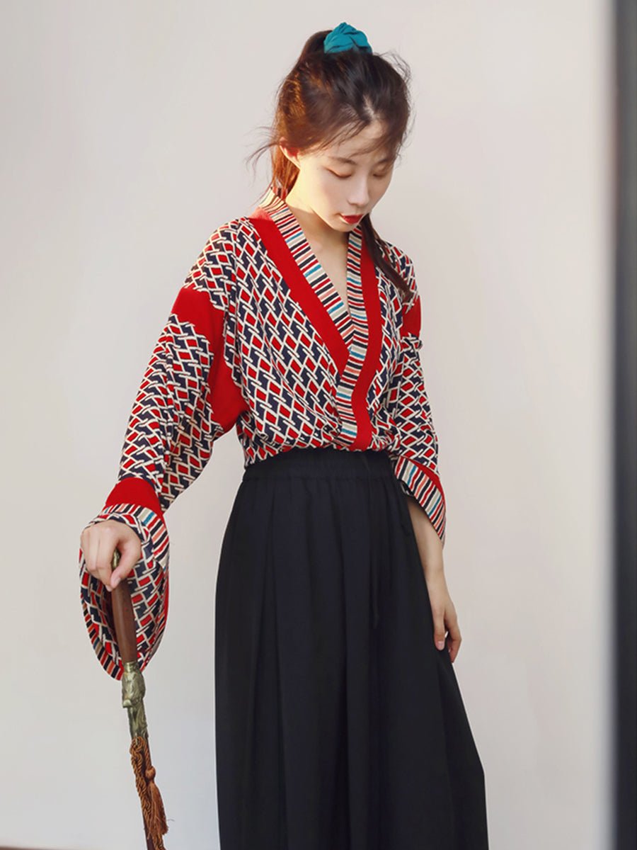 black trousers women's hanfu northern wei dynasty clothing - Jianxi Hanfu