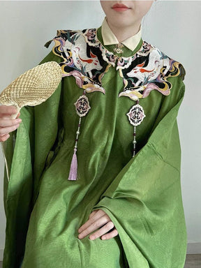 girls dress purple Embroidered Yunjian Fox - Jianxi Hanfu