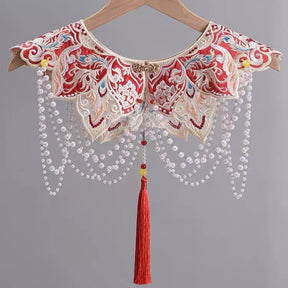 girls Embroidered Yunjian Pearl Lotus - Jianxi Hanfu