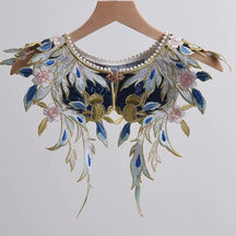 Hanfu Mamian Skirt Embroidered Yunjian - Phoenix - Jianxi Hanfu