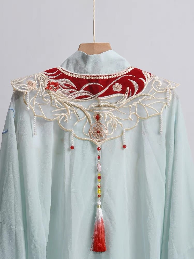 Hanfu Mamian Skirt Yunjian Wedding - Tassel - Jianxi Hanfu