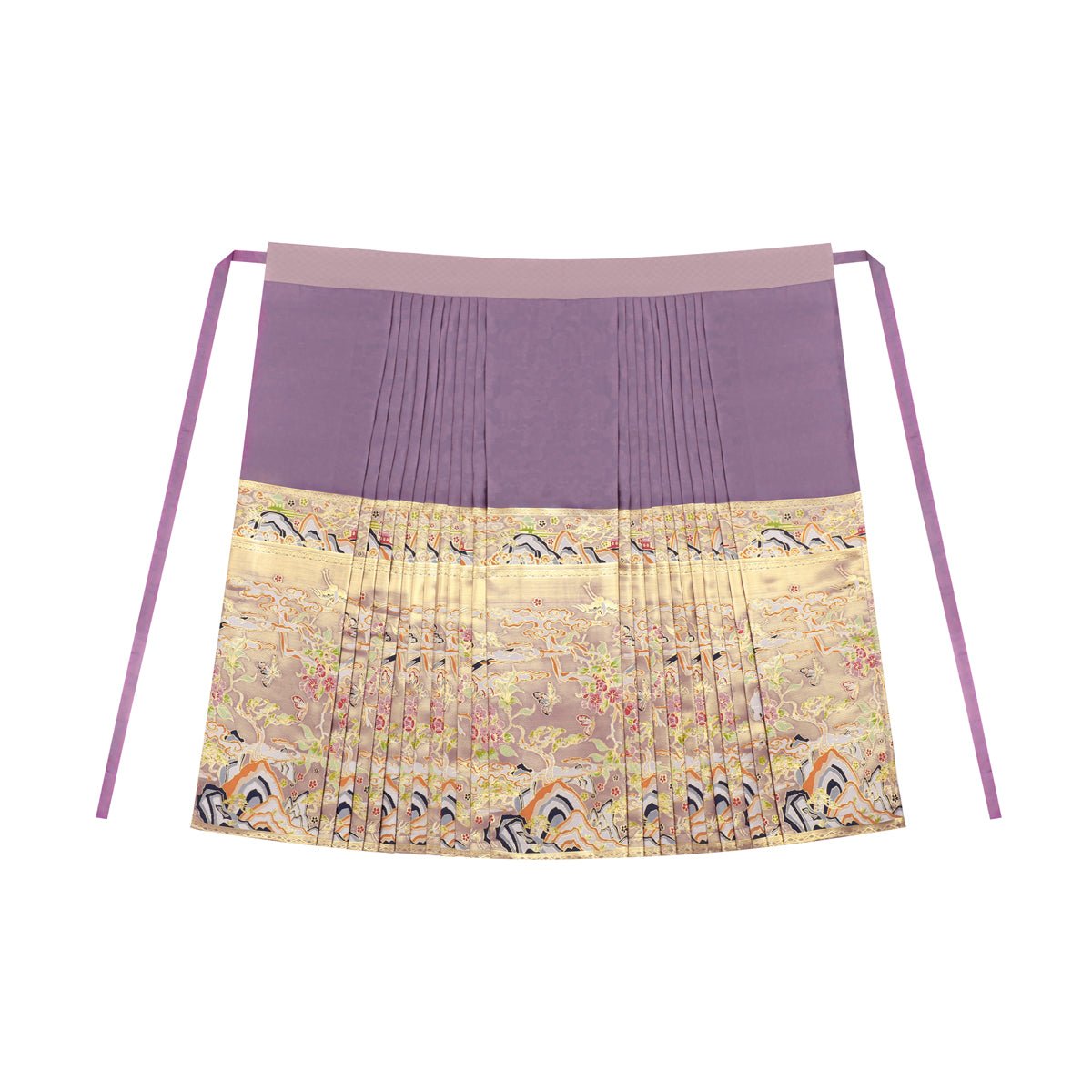 purple mamian skirt  hanfu dress-Jianxi Hanfu