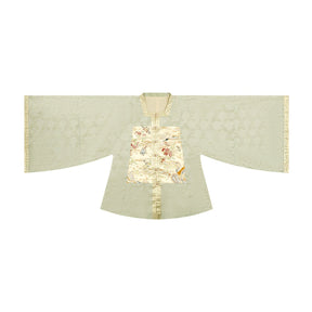 green round collar hanfu dress-Jianxi Hanfu