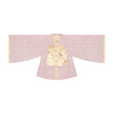 pink round collar hanfu dress-Jianxi Hanfu