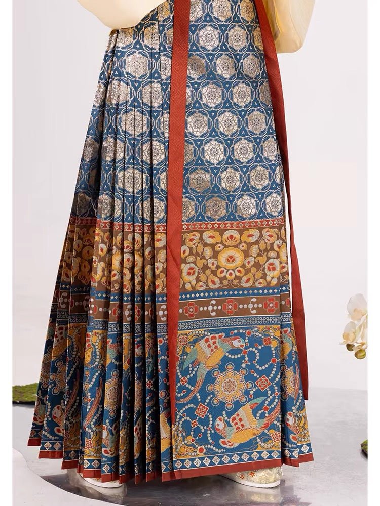 High - end Hanfu Mamian Skirt - Man Di Jin - Jianxi Hanfu