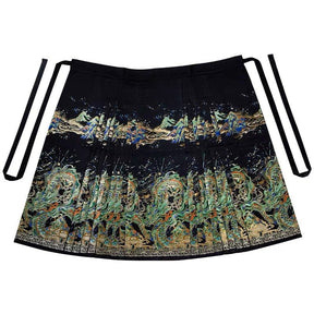 High - end Hanfu Mamian Skirt - Qing Long - Jianxi Hanfu
