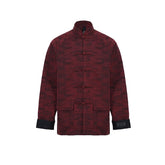 red tang suit women's hanfu kung fu master jacket - Jianxi Hanfu