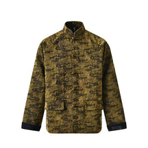 chinese costume men's hanfu yellow tang suit green jacket - Jianxi Hanfu