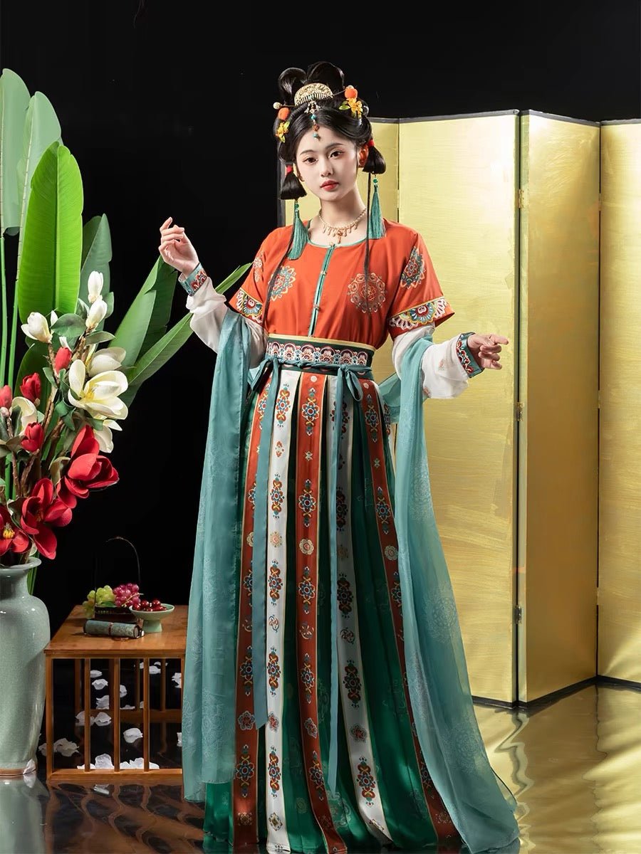 qiyao ruqun tang dynasty chinese hanfu-Jianxi Hanfu
