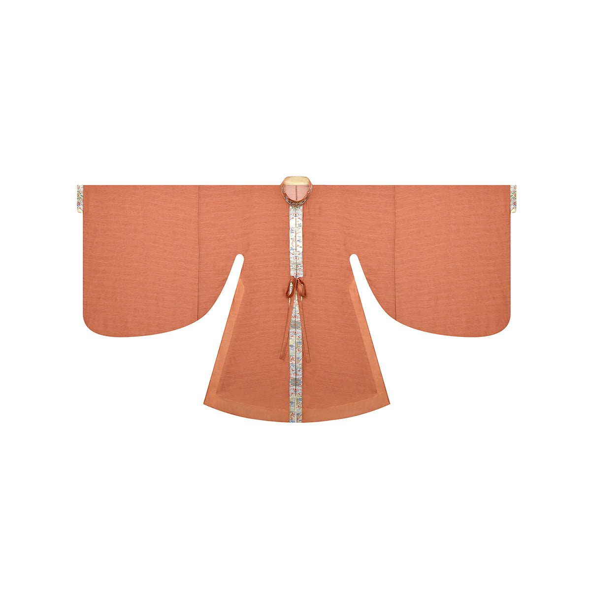 orange hanfu dress girls clothes-Jianxi Hanfu