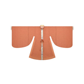 orange hanfu dress girls clothes-Jianxi Hanfu