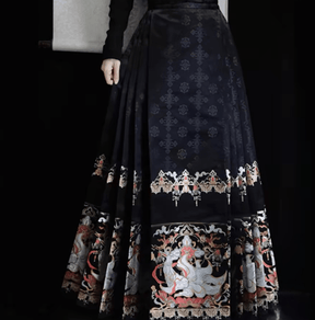 Mamianqun Chinese Skirt - Nine Tailed Fox - Jianxi Hanfu