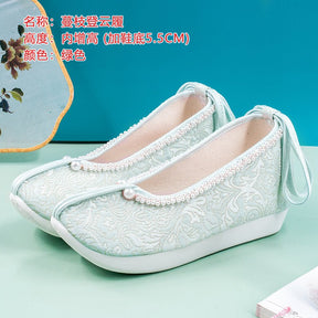 Man Zhi Ming Dynasty Hanfu Shoes - Jianxi Hanfu