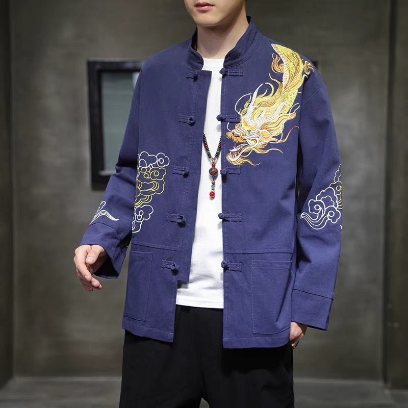 Man's Hanfu Tangzhuang Jacket - Jianxi Hanfu