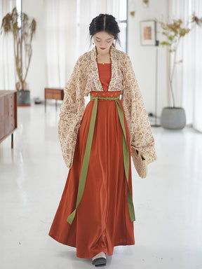 northern wei dynasty clothing women's zheyi shirt - Jianxi Hanfu