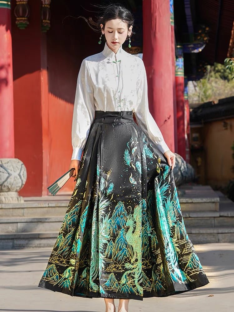 women's Clothes Girls' dress Mamian Skirt - Jianxi Hanfu