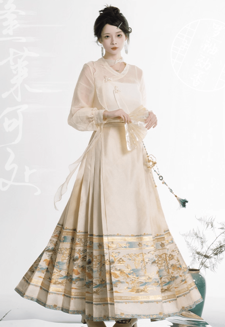 Ming Dynasty Fashion Clothing Mamianqun - Fairyland - Jianxi Hanfu