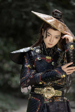 Chinese Ming Dynasty costume men's black feiyufu hanfu - Jianxi Hanfu