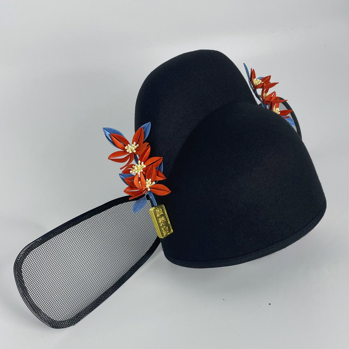 chinese ming dynasty men's official cap black wushamao - Jianxi hanfu