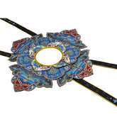 ming dynasty women's hanfu blue yunjian cloud collar - Jianxi Hanfu